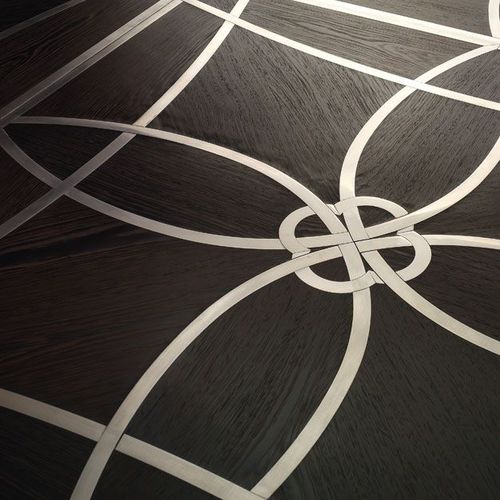 Parquet contrecollé - BADUILA - Parchettificio Toscano Srl - massif / en wengé / avec incrustations
