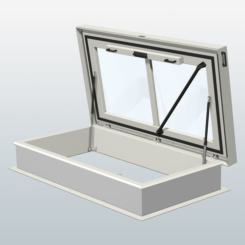 Trappe d'accès au toit - DL189MZGLAS - Staka - pour terrasse / rectangulaire / en inox