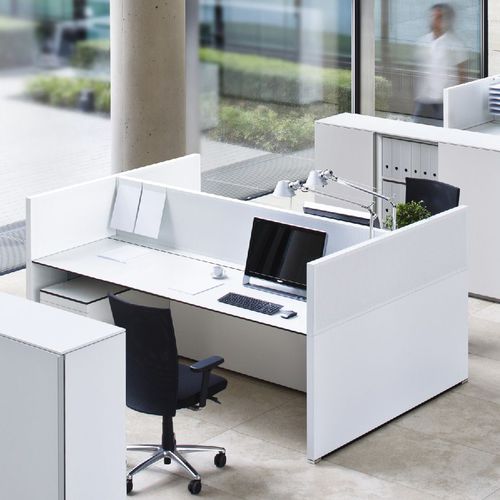 Bureau pour open space - CONCLUSION - Vario - contemporain / en placage de bois / en HPL