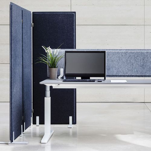 Séparateur de bureau au sol - PET PORT - Vario - sur bureau / en tissu acoustique / en feutre