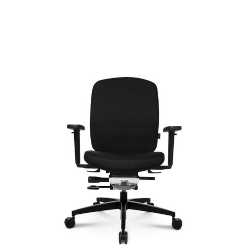 Fauteuil de bureau contemporain - ALUMEDIC 15 - Wagner - Eine Marke der Topstar GmbH - en cuir / en aluminium / tapissé