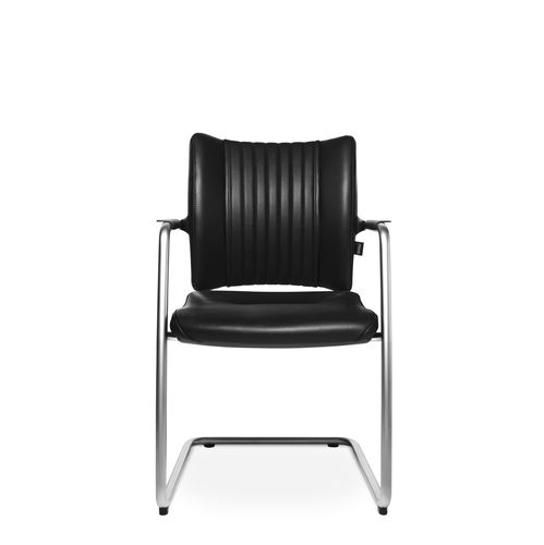 Chaise visiteur contemporaine - TITAN LIMITED S VISIT - Wagner - Eine Marke der Topstar GmbH - d'intérieur / en cuir / en aluminium