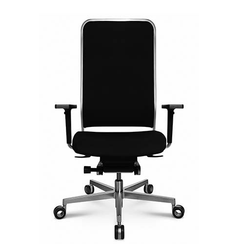 Fauteuil de bureau contemporain - W-1 HIGH - Wagner - Eine Marke der Topstar GmbH - en maille / en cuir / en acier