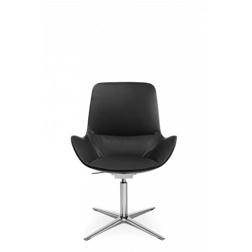 Chaise visiteur contemporaine - W-CLUB LOW - Wagner - Eine Marke der Topstar GmbH - d'intérieur / en tissu / avec piètement en métal