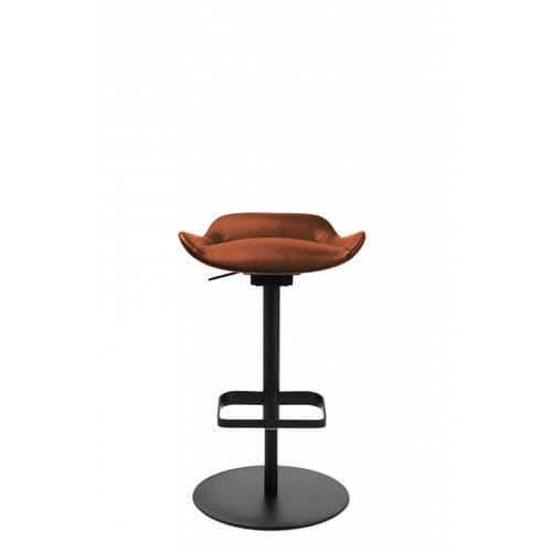Tabouret de bar contemporain - W-CLUB - Wagner - Eine Marke der Topstar GmbH - en feutre / avec piètement en acier / piètement central