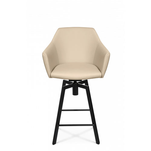 Tabouret de bar contemporain - W-CUBE 5 M - Wagner - Eine Marke der Topstar GmbH - en cuir / en acier / en feutre