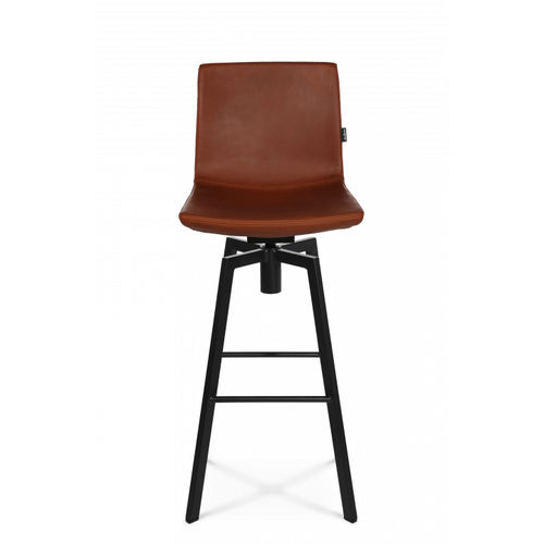 Tabouret de bar contemporain - W-CUBE 6 H - Wagner - Eine Marke der Topstar GmbH - en cuir / en acier / avec piètement en acier
