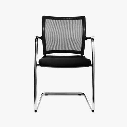 Chaise visiteur contemporaine - ERGOMEDIC 110-2 - Wagner - Eine Marke der Topstar GmbH - d'intérieur / en résille / en cuir
