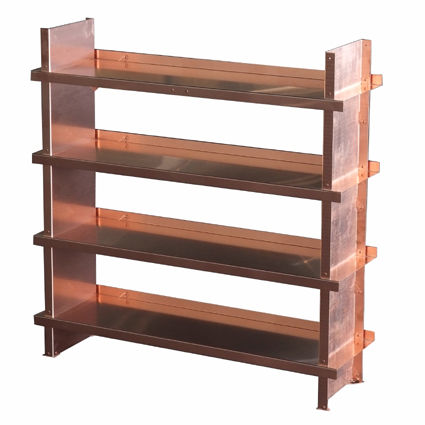 Étagère contemporaine - 1408 - piet hein eek - en acier inoxydable