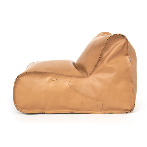 Fauteuil poire contemporain - BAG - piet hein eek - en cuir / marron