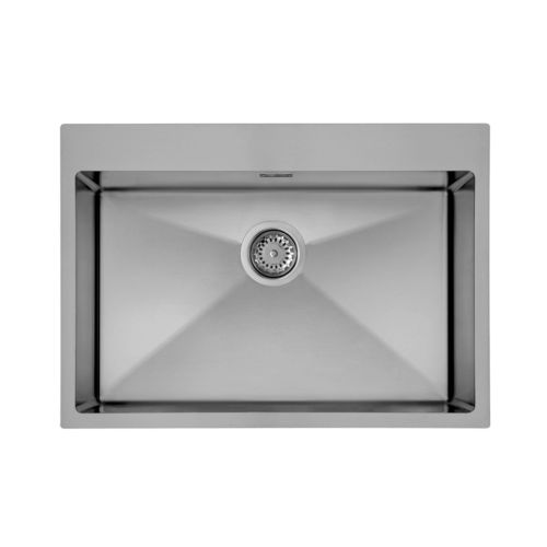 Évier 1 bac - CUBE 700 - ELLECI - sans égouttoir / en acier inoxydable / monobloc