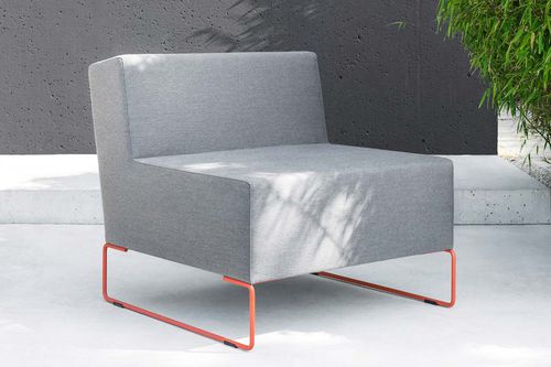 Chauffeuse contemporaine - JAMMY - april furniture - en tissu / résistante aux intempéries / résistante aux UV