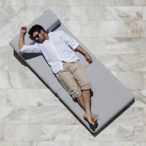 Bain de soleil contemporain - LOOPSTER - april furniture - en tissu déperlant / de jardin / de piscine
