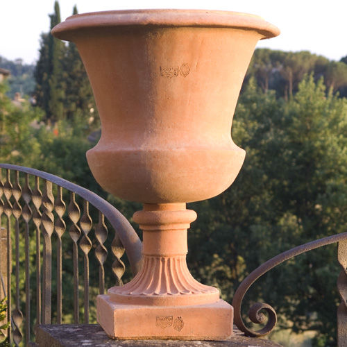 Vase classique - ALZATA LISCIA - Terrecotte Poggi Ugo - en terracotta