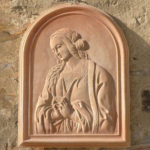 Panneau décoratif mural - MADONNA DELLA TRINA - Terrecotte Poggi Ugo - d'argile / à relief