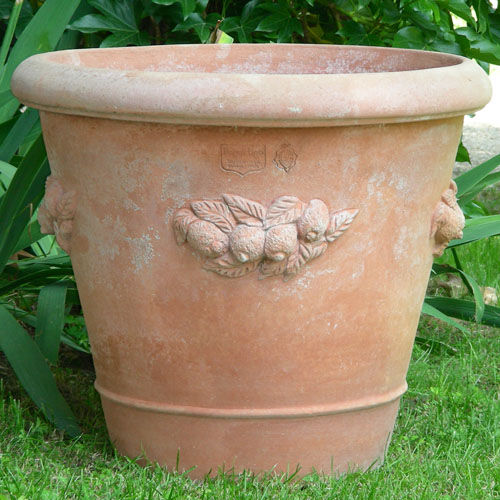 Pot de jardin en terracotta - LIMONI - Terrecotte Poggi Ugo - conique