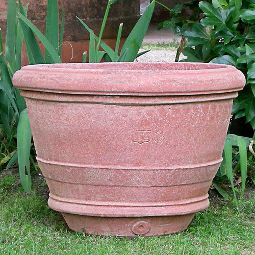 Pot de jardin en terracotta - CONCA - Terrecotte Poggi Ugo - conique