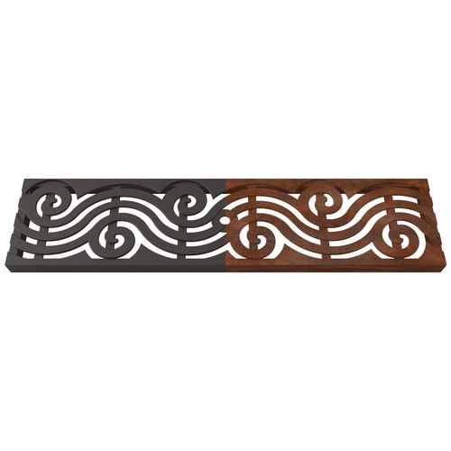 Grille pour caniveau fonte - ARGO  - Lateral Design Studio - pour piscine / pour espace public / de terrasse