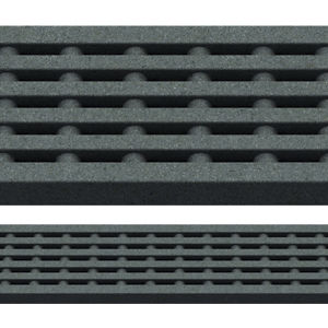 Caniveau à grille - JONITE: INTERLACE - Lateral Design Studio - en pierre / de porte