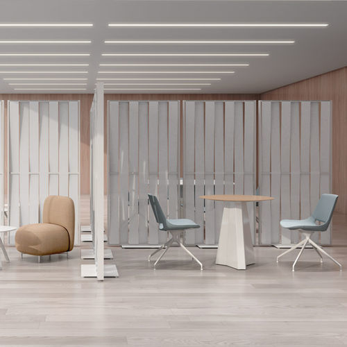 Paravent contemporain - MALVA - Systemtronic - en aluminium / en acier / professionnel