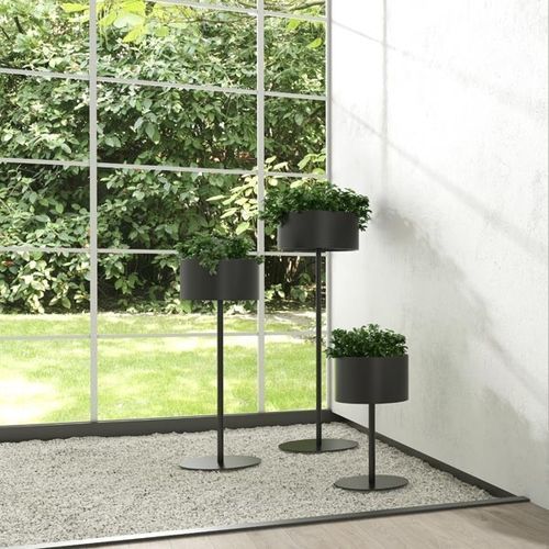 Jardinière en aluminium - GREEN CLOUD - Systemtronic - ronde / contemporaine / pour espace public