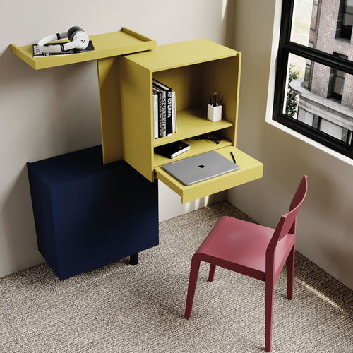 Étagère murale - Giralot Office Mini - Sculptures Jeux - modulable / contemporaine / en noyer américain