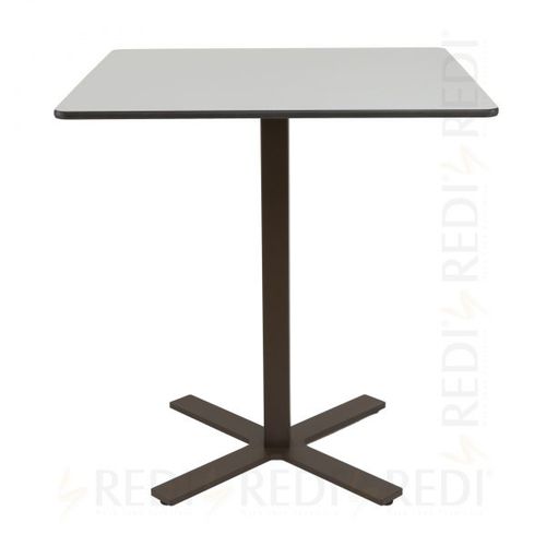 Table contemporaine - XIS - Redi - en métal peint / avec piètement en métal peint / carrée