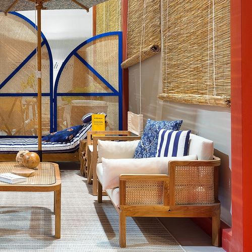 Canapé contemporain - Dual - Il Giardino di Legno - en tissu / avec accoudoirs / avec coussin amovible