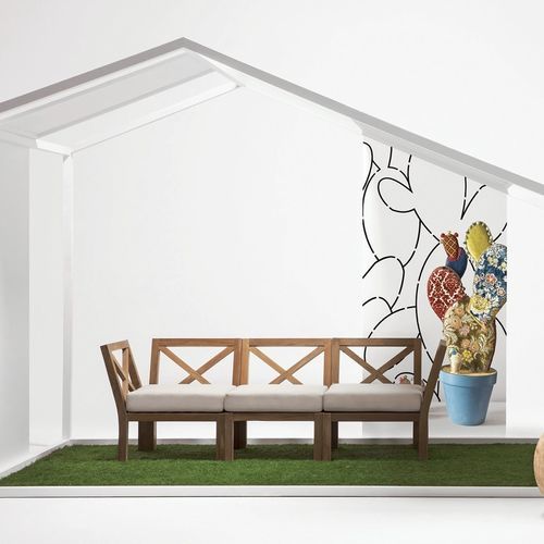Canapé modulable - Venezia - Il Giardino di Legno - contemporain / de jardin / en tissu