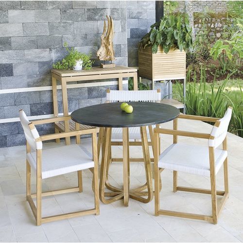 Chaise contemporaine - Emily - Il Giardino di Legno - d'extérieur / d'intérieur / en osier