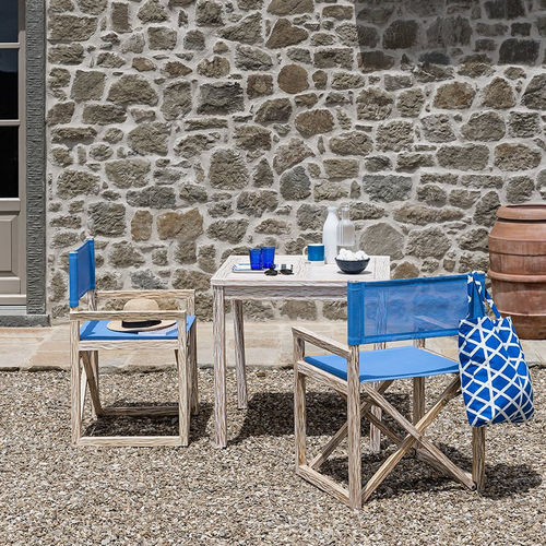 Chaise de metteur en scène - White Sand - Il Giardino di Legno - contemporaine / d'intérieur / en polyester