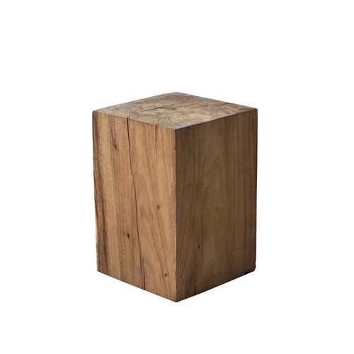 Table d'appoint contemporaine - Suar - Il Giardino di Legno - en bois huilé / avec piètement en bois huilé / carrée