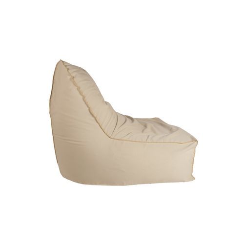 Fauteuil poire contemporain - Cinema d’été - Il Giardino di Legno - en tissu / beige / noir