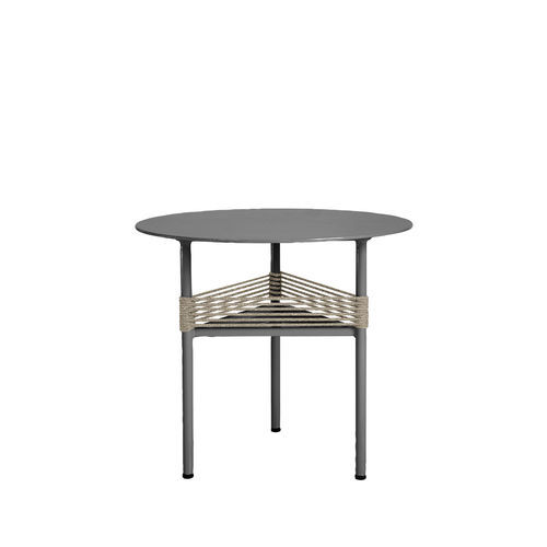 Table d'appoint contemporaine - Antipodi - Il Giardino di Legno - en aluminium / avec piètement en aluminium / ronde