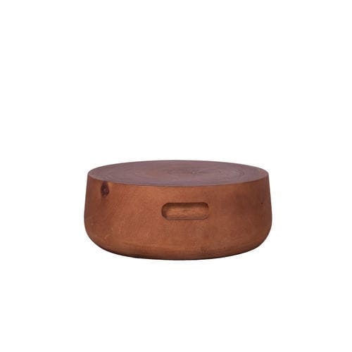 Table basse contemporaine - Tea Time - Il Giardino di Legno - en bois / avec piètement en bois / ronde