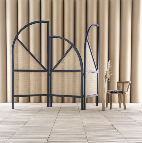 Paravent contemporain - JOES0882 - Il Giardino di Legno - en bois / en fibre naturelle / d'extérieur