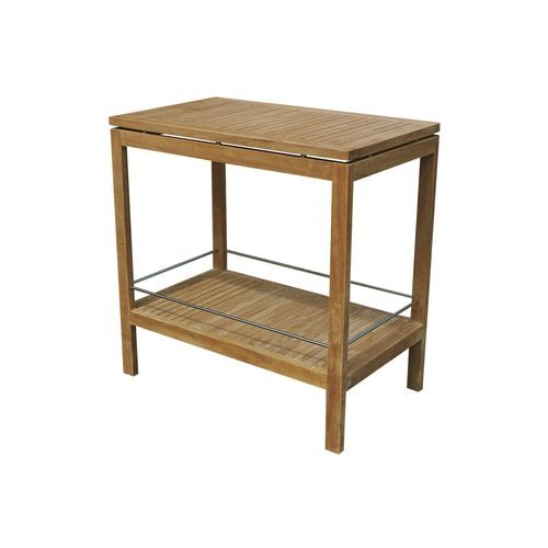 Console contemporaine - ACCT5802 - Il Giardino di Legno - en teck / avec piètement en teck / rectangulaire