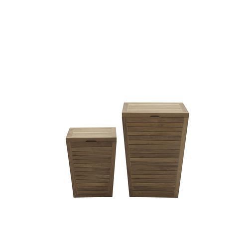 Coffre contemporain - ACCO0821 - Il Giardino di Legno - de jardin / en teck / en osier