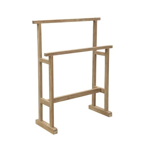 Porte-serviettes 2 barres - ACCS0845 - Il Giardino di Legno - sur pied / en teck / de jardin