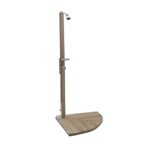 Douche de jardin en teck - ACCS0812 - Il Giardino di Legno - résidentielle