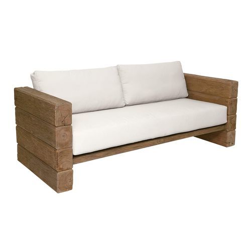 Canapé contemporain - Stratos - Il Giardino di Legno - d'extérieur / en tissu / avec accoudoirs