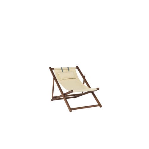 Transat contemporain - LIGN0581 - Il Giardino di Legno - en tissu / en teck / d'extérieur