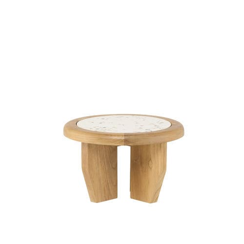 Table basse contemporaine - OUTL04J1 - Il Giardino di Legno - en teck / en composite / avec piètement en teck