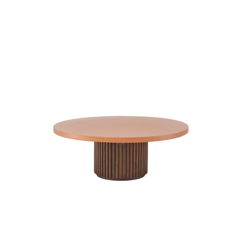 Table basse design - GRIS04J4 - Il Giardino di Legno - en bois / avec piètement en teck / ronde