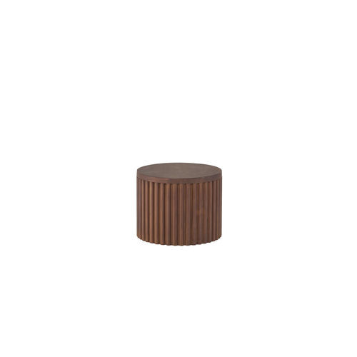 Table basse design - GRIS04J5 - Il Giardino di Legno - en teck / avec piètement en teck / ronde