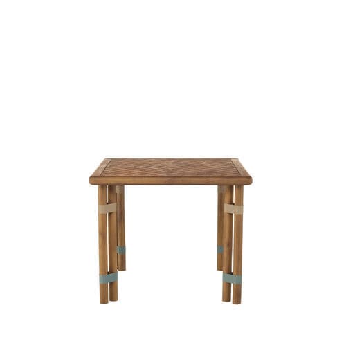 Table à manger contemporaine - LIGN04I7 - Il Giardino di Legno - en teck / en bois huilé / en céramique