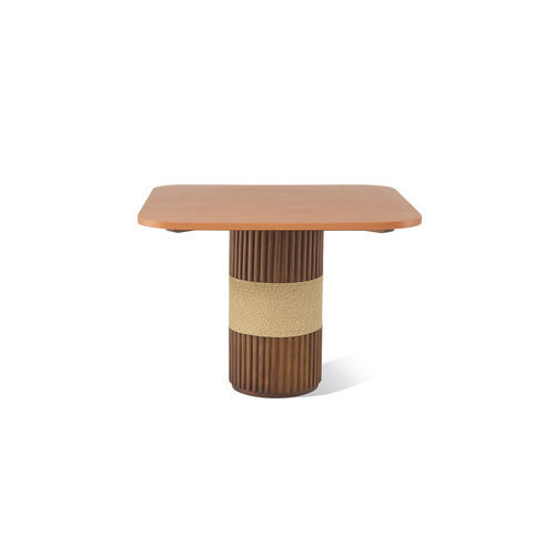 Table à manger design - GRIS04J7 - Il Giardino di Legno - en teck / avec piètement en teck / carrée