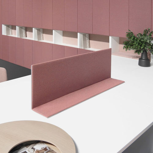 Séparateur de bureau sur bureau - KEYSCREEN - Objekten - en polyester / en chanvre / en laine