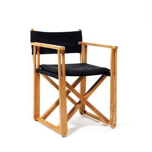 Fauteuil contemporain - KRYSS - Skargaarden - en Sunbrella® / en teck / de jardin