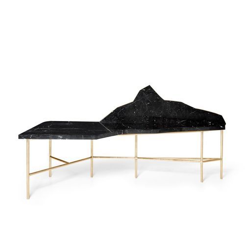 Bureau sur pied - LANDSCAPE - Ginger & Jagger - design original / en ébène / en métal